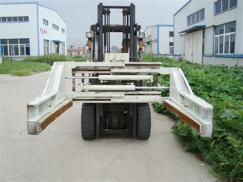 Reliable Clamping Forklift Truck Attachments Carbon Steel Block Clamps With Arm Length 1200mm