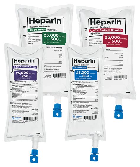 Fresenius Kabi Introduces Four Presentations of Heparin Sodium in freeflex® Containers ...