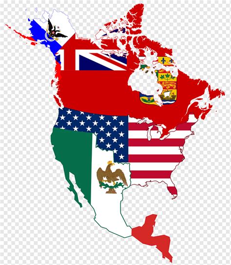 Flag Map North America High Resolution Map Wikimedia - vrogue.co