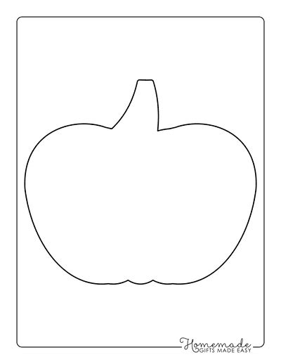 Pumpkin Shaped Stencil