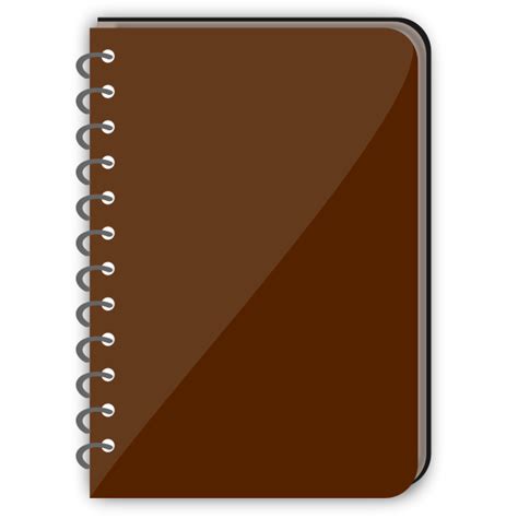 Spiral notebook vector illustration | Free SVG