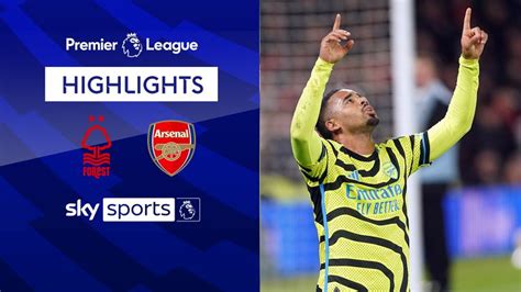 Nottingham Forest 1-2 Arsenal | Premier League highlights | Football ...