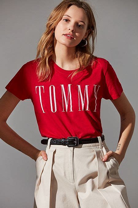 Tommy Jeans Tee | Women clothes sale, Latest womens tops, Tommy jeans