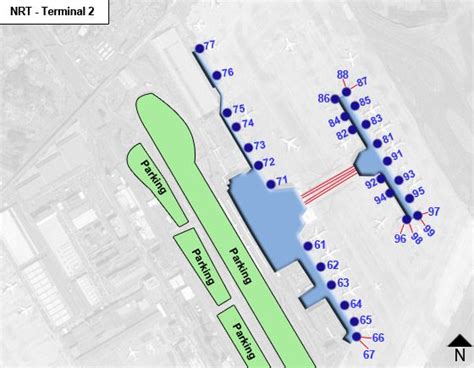 Tokyo Narita Airport NRT Terminal 2 Map