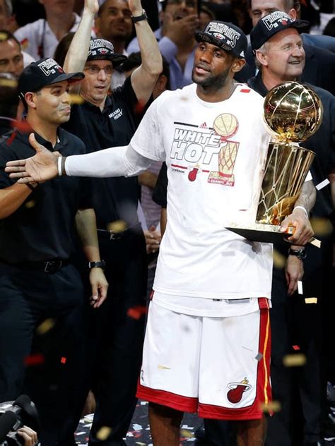 LeBron James finds comfort as two-time NBA champion