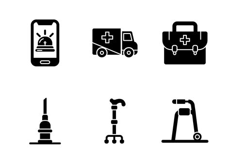 Nursing Home Vector Icon Set 17358064 Vector Art at Vecteezy