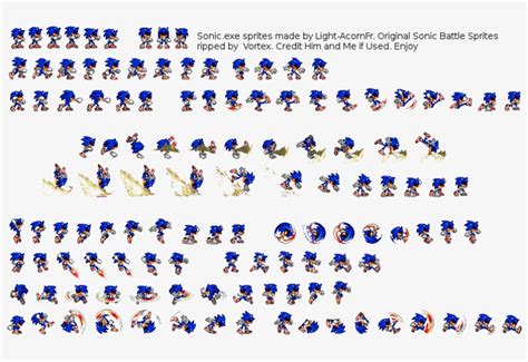 Sonic.exe Fnf Sprite Sheet