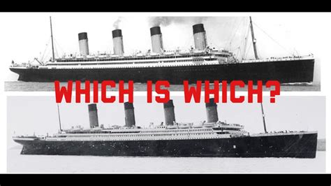 Titanic and Olympic differences - YouTube