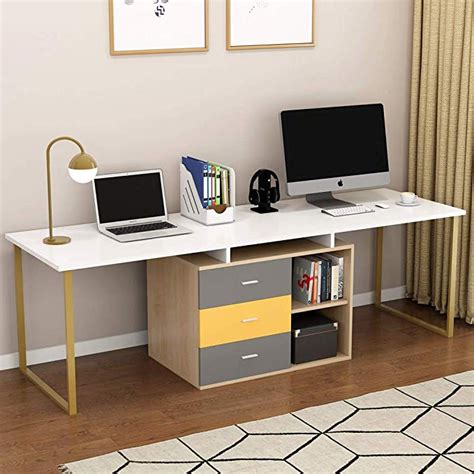 Amazon.com: Tribesigns 87" Extra Long Computer Desk for Two Person ...