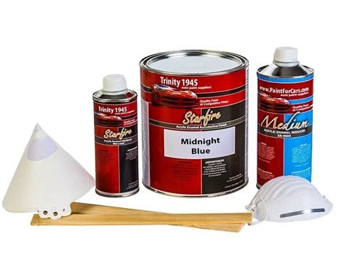 Midnight Blue Acrylic Enamel Automotive Paint Kit - PaintForCars.com