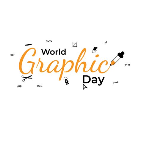 World Graphics Design Day Graphic Vector, World Graphics Design Day, Graphic Day, Graphics Day ...