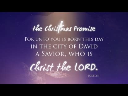 The Christmas Promise | Carry the Burden Media | SermonSpice