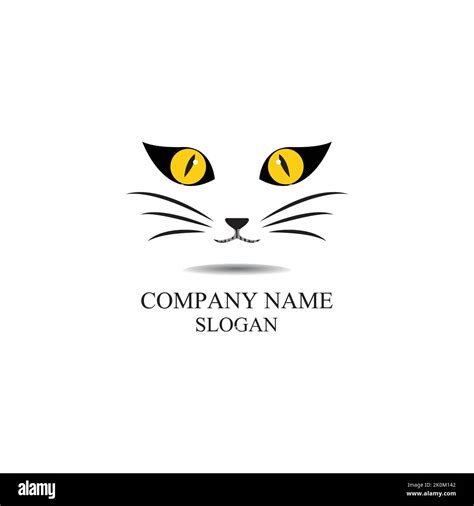 cat eye logo design icon Stock Vector Image & Art - Alamy