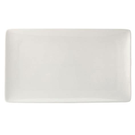 Utopia Pure White Rectangular Plate 13.75inch / 35cm