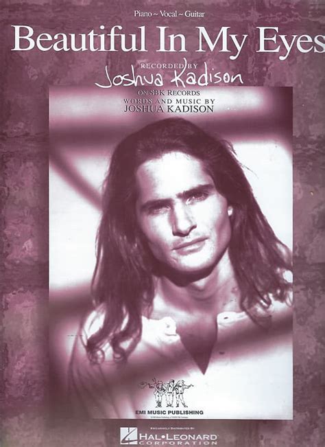 Joshua Kadison Beautiful in My Eyes Sheet Music | Reverb