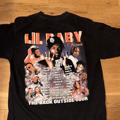 Lil Baby and Friends Back outside tour merch Has... - Depop