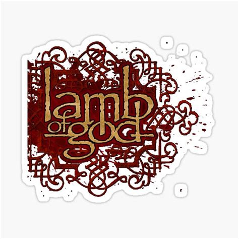 "Lamb of God Logo" Sticker for Sale by JustAPairofLegs | Redbubble