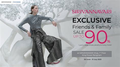 “คิง เพาเวอร์” ชวนช้อป SIRIVANNAVARI ลด 90% สินค้าชั้นนำแฟชั่น-ลักซ์ชัว ...