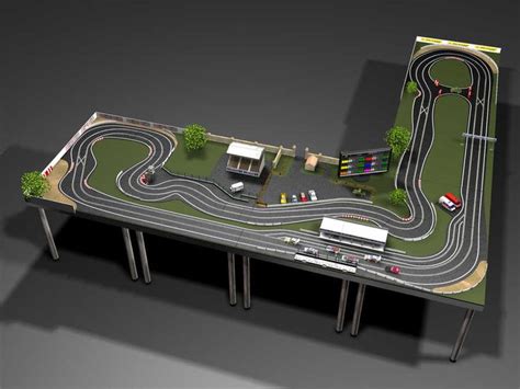 Five module layout | Slot cars, Scalextric digital, Carrera slot cars