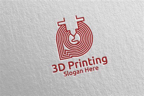 Fast 3D Printing Company Logo Design 57 By denayunethj | TheHungryJPEG