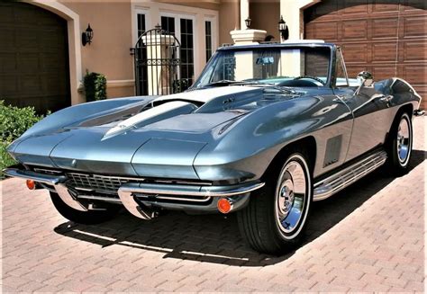 1967 Corvette Convertible 427 Frame-Off Restoration Real Lyndale Blue & White for sale ...