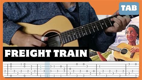 Elizabeth Cotten - Freight Train - Guitar Tab | Lesson | Cover | Tutorial - YouTube