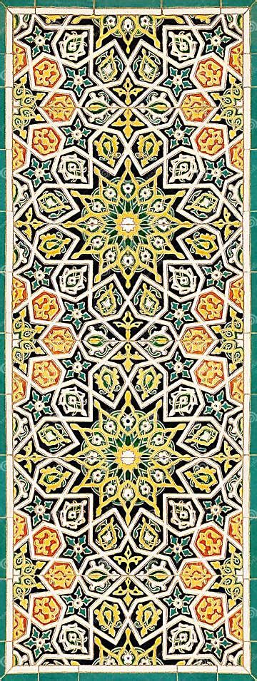 Arabic Architectural Patterns Colored. Stock Photo - Image of ethnicity ...