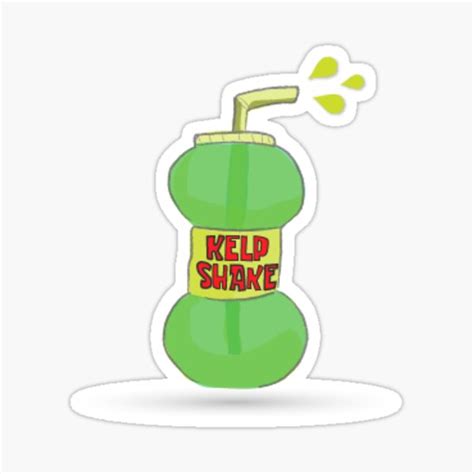 "Kelp Shake" Sticker for Sale by Yessir | Redbubble