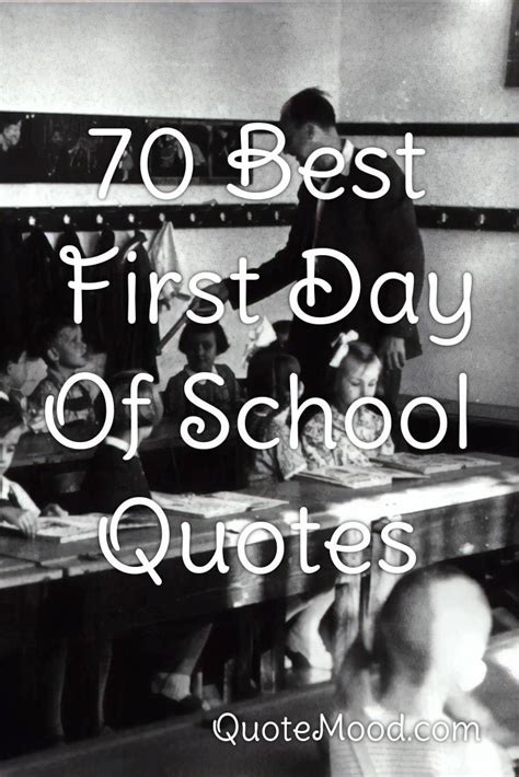 70 Most Inspiring First Day Of School Quotes | First day of school ...