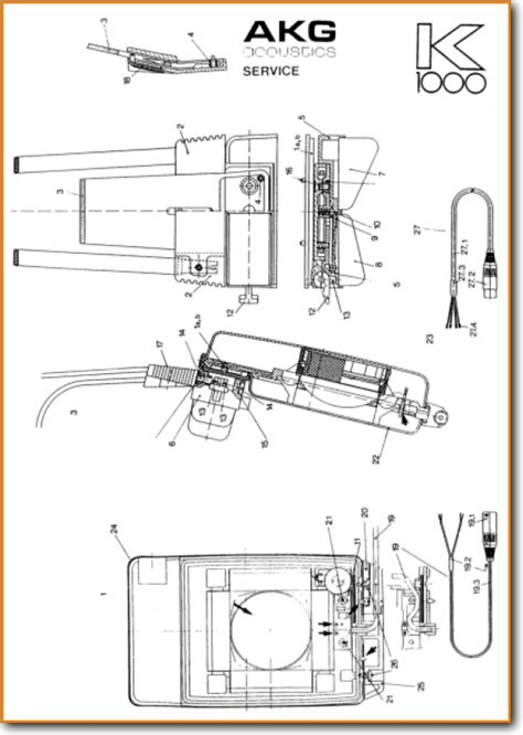 AKG K-1000 Headphones - On Demand PDF Download | English