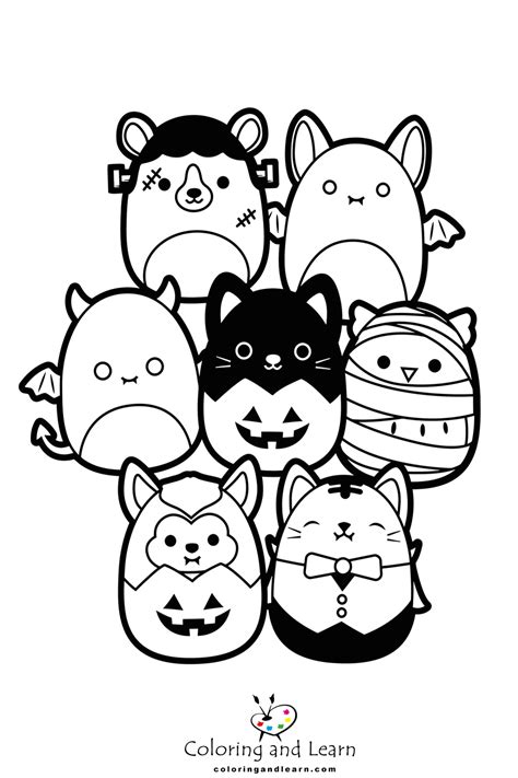 Squishmallows Coloring Pages (FREE) (2024) - Coloring and Learn