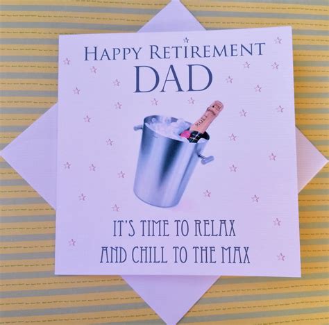 Happy Retirement Dad Card - Etsy UK