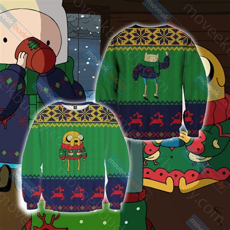 Adventure Time Christmas Ugly Sweater - REVER LAVIE