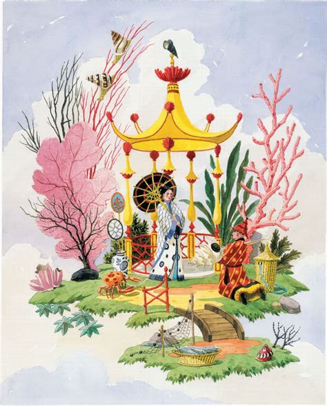 The Dowry | Chinoiserie art, Whimsical art, Painting