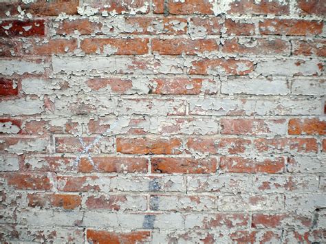 Brick Wall Peeling Paint Free Stock Photo - Public Domain Pictures