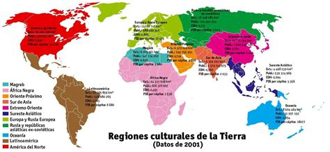 Necesito 5 ejemplos de regiones culturales - Brainly.lat