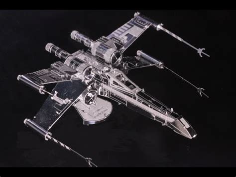 Metal Earth Star Wars X Wing Model Kit - YouTube