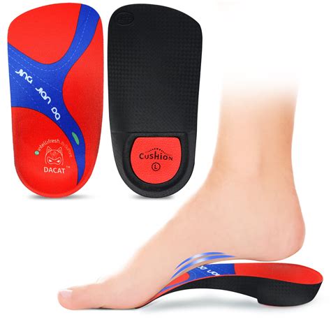 Plantar Fasciitis Arch Support Insoles - Deep Heel Cup for Plantar Fasciitis, Heel Spur - 3/4 ...