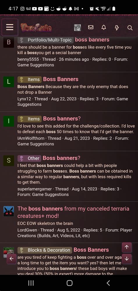 Portfolio/Multi-Topic - boss banners | Terraria Community Forums