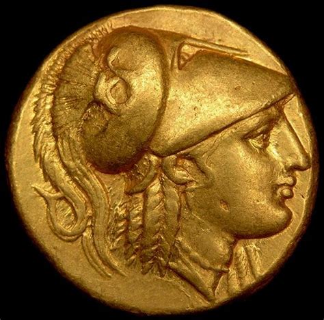 Alexander The Great, Gold Stater Coin, from 356 - 323 BC. | Christus