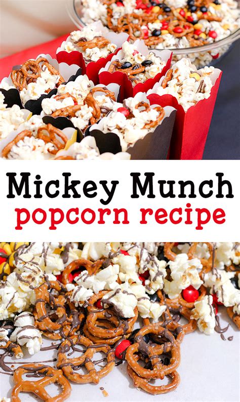 Mickey Themed Treat: Mickey Much Popcorn Recipe