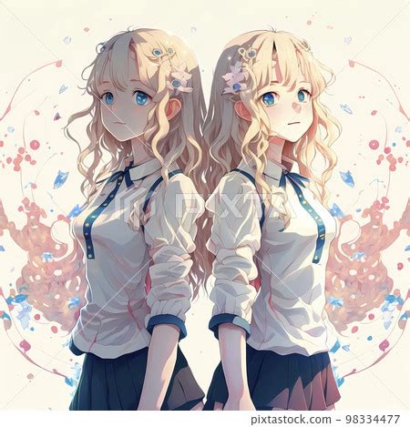 2 Anime Girls Twins