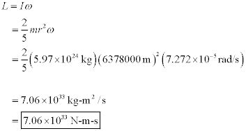 Angular Momentum Worksheet