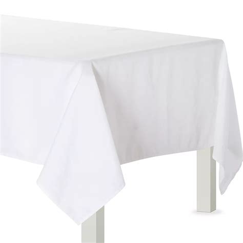 white table cloth