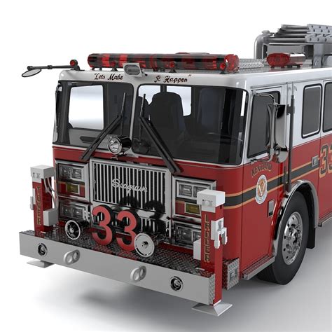 3d seagrave apparatus model