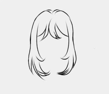 Front hair base | How to draw anime hair, How to draw hair, Cute eyes drawing