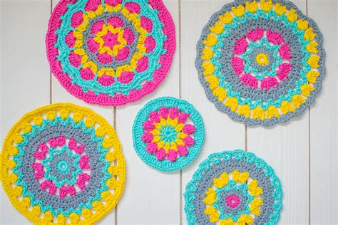 Bright And Colorful Crochet Mandala Window Blind – Let's Do Something ...