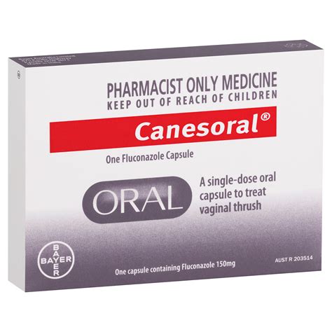 Buy Canesoral Oral Single Dose Thrush Treatment Fluconazole 150mg - 1 ...