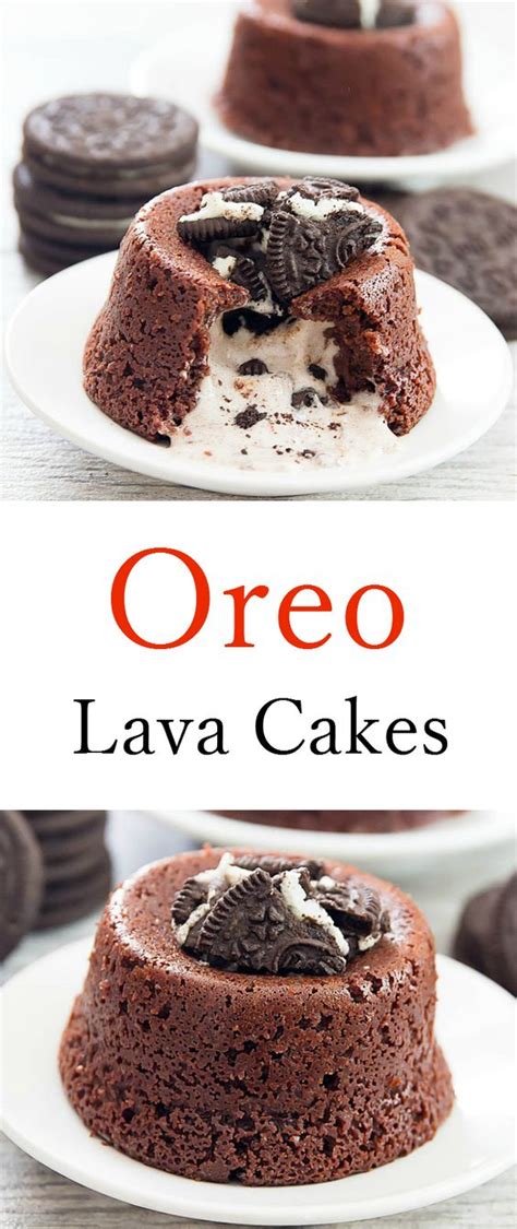 Oreo Lava Cakes | Recipe | Chocolate cakes, Cakes and Oreo