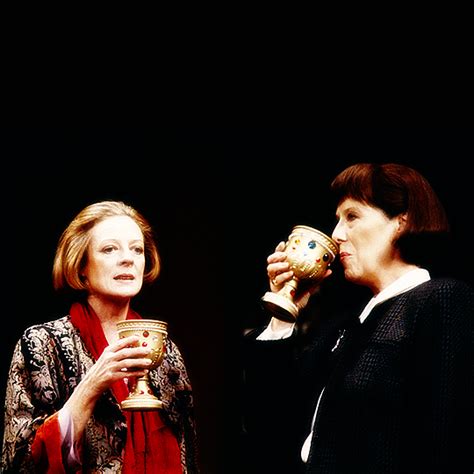 Maggie Smith and Margaret Tyzack, "Lettice and Lovage", Globe Theatre ...